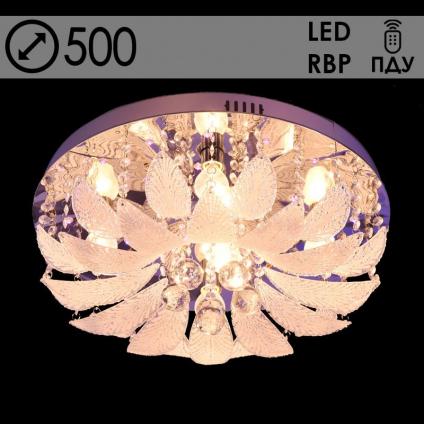 Люстра 55587/500 CR хром 5х40W E14 LED-RBP ПДУ d500 h250, 24